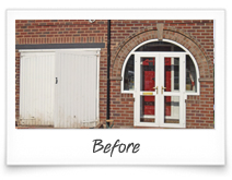 Brick Porch and Garage Extension Manchester